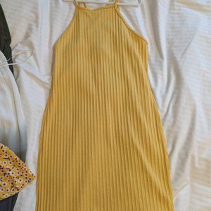 Forever 21 yellow mini dress
